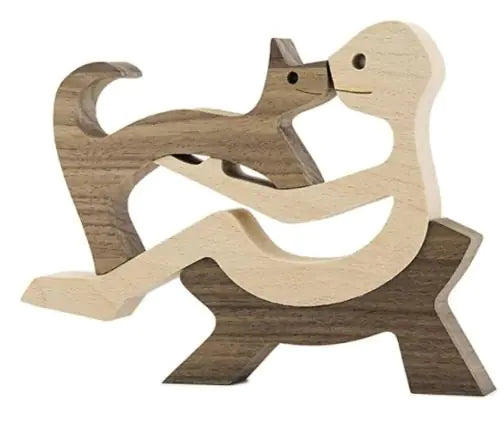 Wood Pet Sculpture Collection