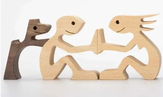 Wood Pet Sculpture Collection