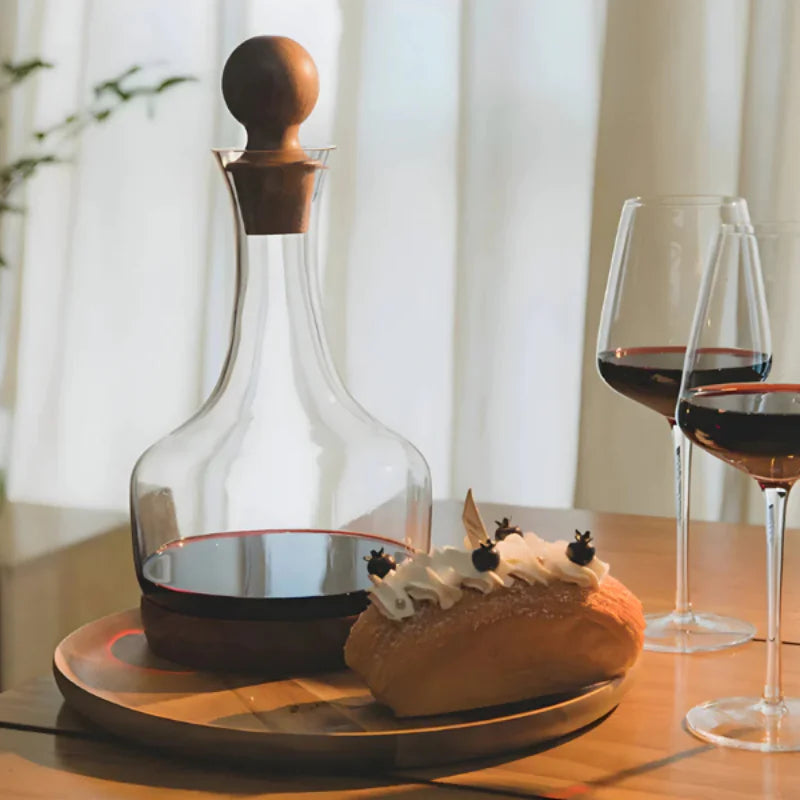 The Home Wine Decanter & Wine Glasses Sold Separately