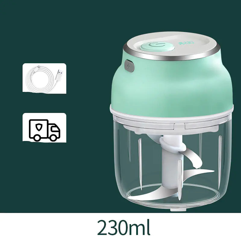 Portable Electric Mini Garlic and Food Chopper Grinder