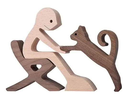Wood Pet Sculpture Collection