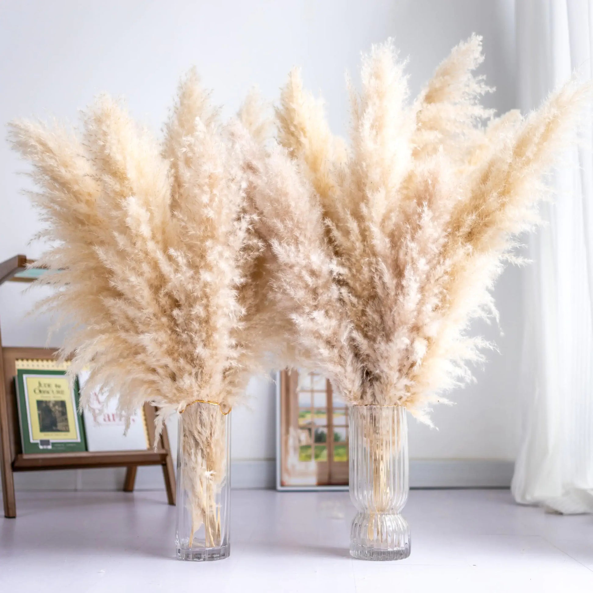 Tall Pampas Grass 10PCS Boho Decor, Natural Home Decor