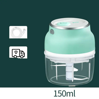 Portable Electric Mini Garlic and Food Chopper Grinder