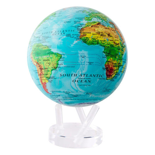 MOVA Globe Blue Relief Map 4.5"