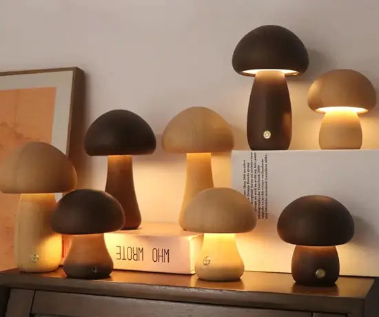 Mushroom Table Lamp - Various Sizes