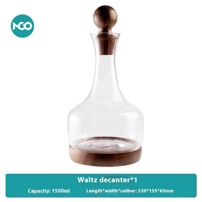 The Home Wine Decanter & Wine Glasses Sold Separately