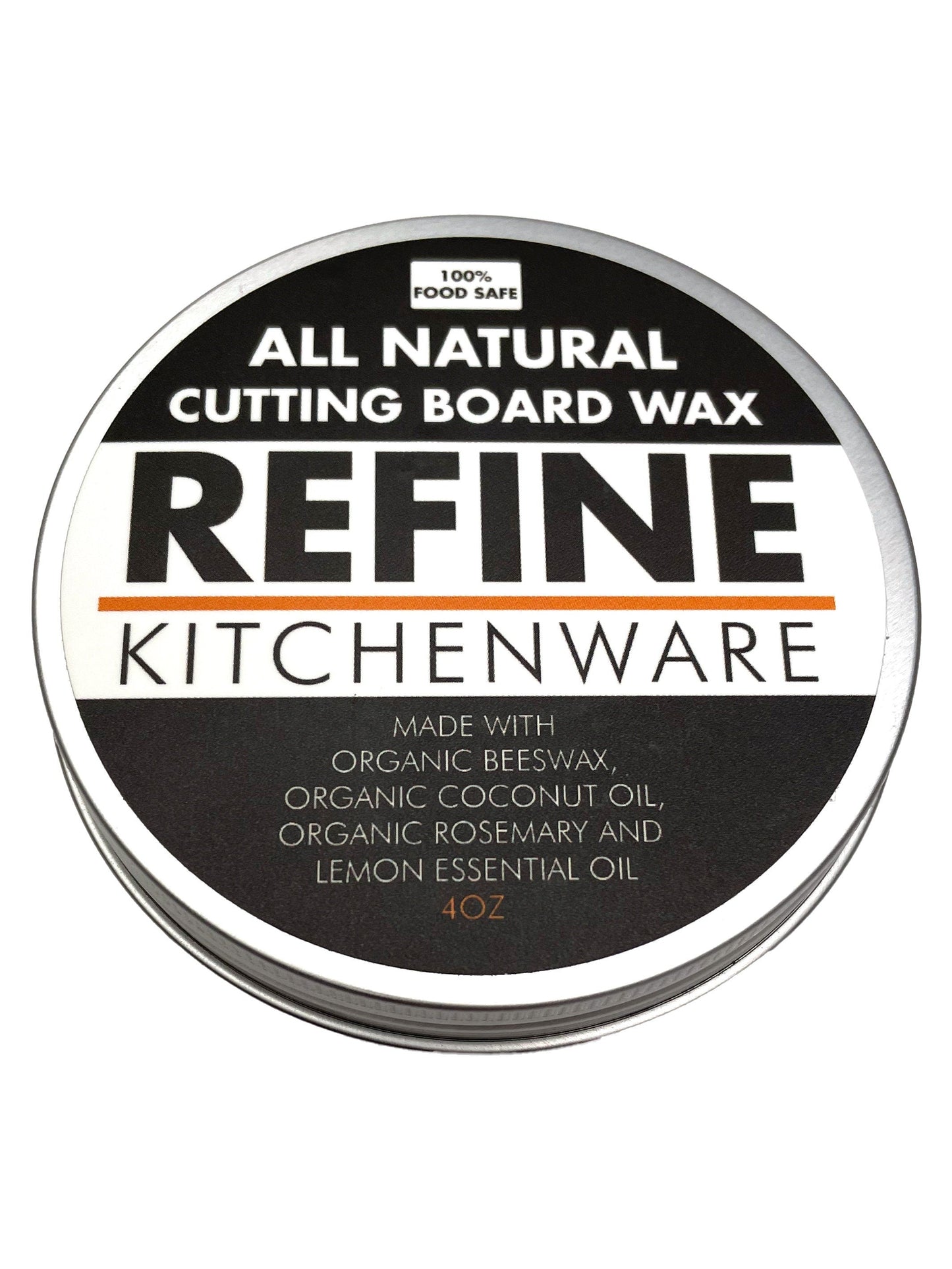 All Natural Cutting Board Wax, Handmade in the USA With Organic Coconut Oil and Organic Beeswax